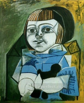 抽象的かつ装飾的 Painting - パロマ アン ブルー 1952 キュビスト